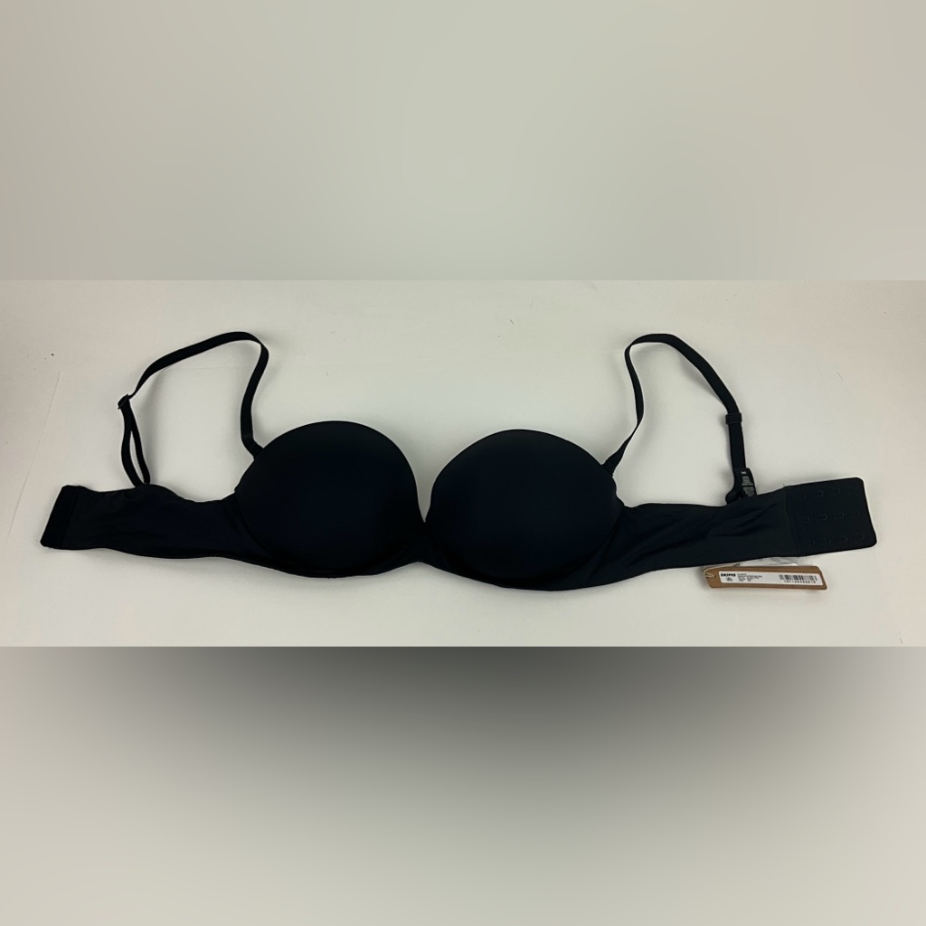 Skims Black Pushup Bra (Detachable Strap)